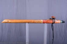 Red Mallee Burl Native American Flute, Minor, Low C#-4, #K15I (9)